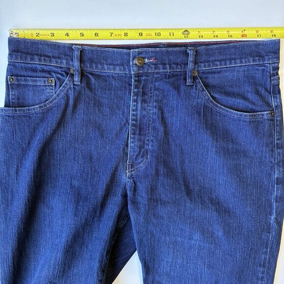 Raleigh Denim Workshop X Peter Millar Jones Men’s Jeans 38 X 33 Dark Made In USA - Picture 4 of 9
